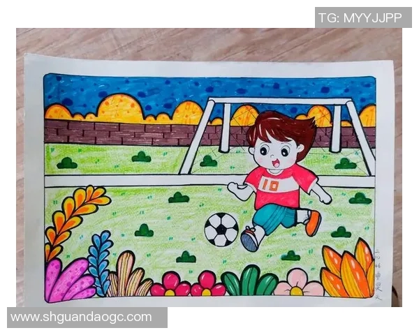 卡通足球明星的精彩绘画版图片展示与创意设计分享